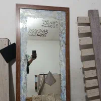 آینه قدی جذاب خشگل طرحدار نوشته دار|آینه|مشهد, طبرسی شمالی|دیوار