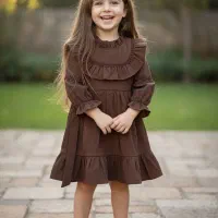 سارافون دخترانه لینن