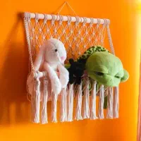 آویز عروسک مکرومه بافی