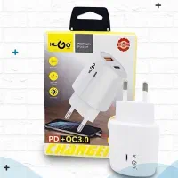 آداپتور شارژ 2 پورت USB-A و USB-C شارژ سریع 30 وات