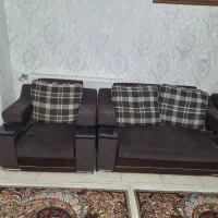 مبل 7نفره با ناهارخوری ۴نفره|مبلمان خانگی و میز عسلی|کرج, بنیاد|دیوار