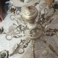 لوستر تمام برنزی بزرگ