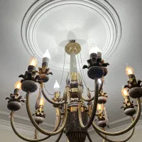 لوستر برنز و‌سنگی آنتیک