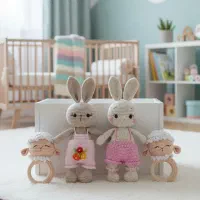 عروسک و جغجغه بافتنی|اسباب‌بازی بچه|بندرعباس, |دیوار