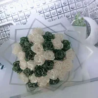 دسته گل روبانی