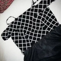 لباس مجلسی مشکی بلند با بالاتنه طرح‌دار|لباس|بروجرد, |دیوار