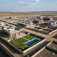 زمین های باغ ویلایی مدرن