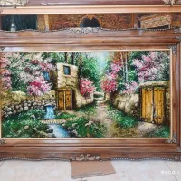 تابلو فرش دستبافت منظره کوچه باغ /نقد و اقساط|تابلو فرش|تهران, بوستان جنگلی لویزان|دیوار