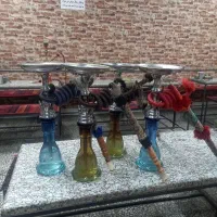 قلیان برنجی کامل