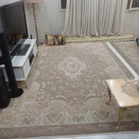 فرش 9 متری جفت نگین مشهد ماشینی در حد نو