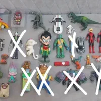 اکشن فیگورهای اصل بن تن/رابین/اسکوبیدو/جوکر/ددپول