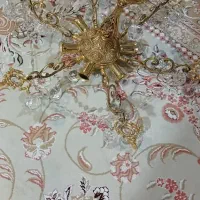 لوستر برنجی ۶ شاخه|لوستر و چراغ آویز|شاهرود, |دیوار