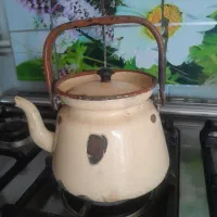کتری لعابی قدیمی