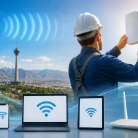 نصب اینترنت وایرلس. بی سیم