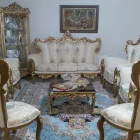 مبلمان استیل ۷ نفره و میز ناهارخوری ست