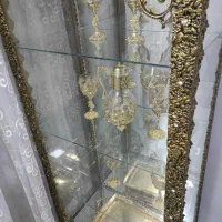 بوفه برنز و سرویس شراب خوری آب طلا