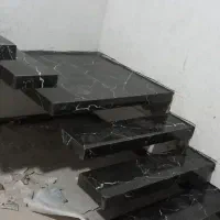 اجرای سنگ وسرامیک پله معلق