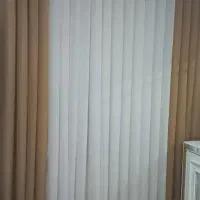 دو عدد پرده حریر مدل پانچ