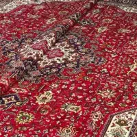 فرش دستبافت نو قبای آذرشهر ریز بافت لاکی سرمه ای|فرش|ارومیه, |دیوار