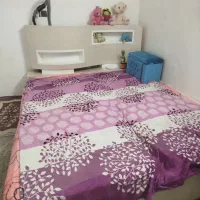 تخت خواب  دو نفره|تخت و سرویس خواب|رضویه, |دیوار