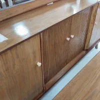 آینه‌کنسول و میزتلویزیون.چوبی و ام دی اف|بوفه، ویترین، کنسول|ارومیه, |دیوار