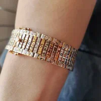 دستبند طلا ۳رنک