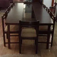 میز نهارخوری ۱۰نفره چوب|میز و صندلی غذاخوری|تهران, امامت|دیوار