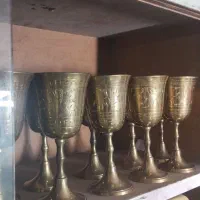 جام برنجی ۱۳سانتی ۱۰عدد