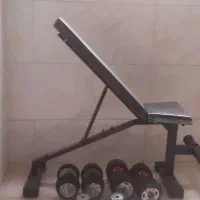 میز بدنسازی و دمبل|تجهیزات ورزشی|اسلامشهر, مظفریه|دیوار