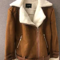 کت چرم پشمی