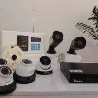 ست کامل دوربین vmax و دزدگیر GMK در حد نو