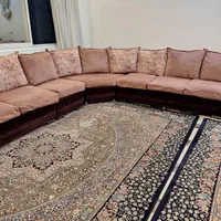 مبلمان ۱۴نفره پارچه مخملی نو قابل به شستشو