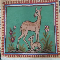 تابلو ی دست بافت|تابلو فرش|قم, علی آباد سعدگان|دیوار