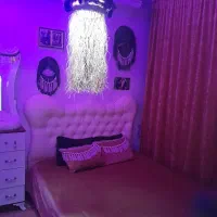 لوستر رافیا بهمراه روتختی و دیوارکوب