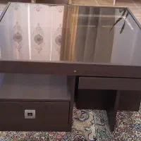 میز جلومبلی به همراه عسلی|مبلمان خانگی و میز عسلی|صومعه‌سرا, |دیوار