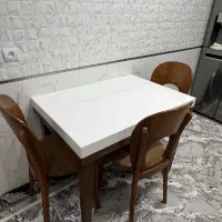 میز ناهار خوری ۳نفره|میز و صندلی غذاخوری|تهران, والفجر (افسریه)|دیوار