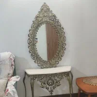 آینه ومیز طرح برنج|آینه|بهارستان, |دیوار