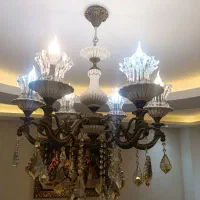 لوستر و اینه شمعدان