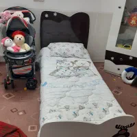 تختکمدتشک نوزاد|تخت و سرویس خواب|یزد, |دیوار