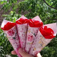 تک شاخه گل ربانی جذاب در طرح های مختلف|گل مصنوعی|ساوه, |دیوار