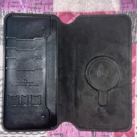 کیف پول چرم  پاور بانک وایرلس شارژ