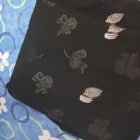 پارچه چادری کره‌ای طرح برگ نو و استفاده‌نشده