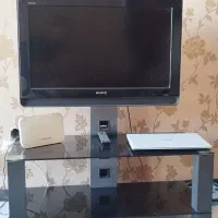 فروش تلویزیون سونی همراه با میز در حد نو