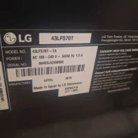 تلویزیون 43 اینچ LG|تلویزیون و پروژکتور|زنجان, |دیوار