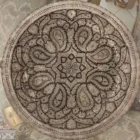 سینی مسی قلم زنی آنتیک