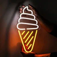 ساخت تابلو نئون سفارشی نئون اسم لوگو مغازه و اتاق|ریسه و چراغ تزئینی|اردکان, |دیوار