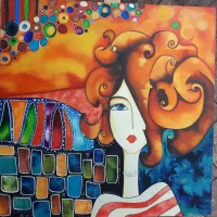 تابلو با امضاء هنرمند|صنایع دستی و سایر لوازم تزئینی|قم, سالاریه|دیوار