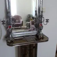 آینه شمعدان و فرش فانتزی