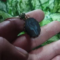گردنبند موکلدار دور مسی