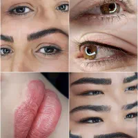 شیدینگ لب میکروبلیدینگ خط چشم بن مژه فیبروز میکرو